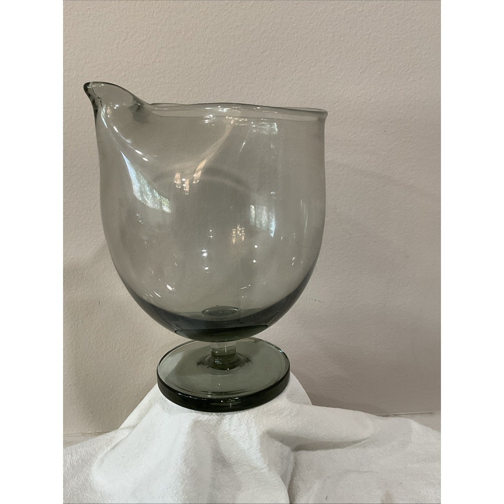 Vintage Holmegaard Elsinore Martini Pitcher Smoke Gray Glass Barware MCM *Read*